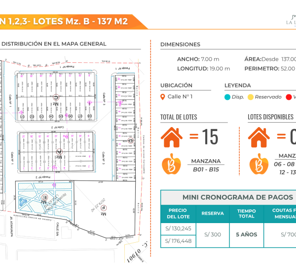 Desde 137 m2 - Mz B